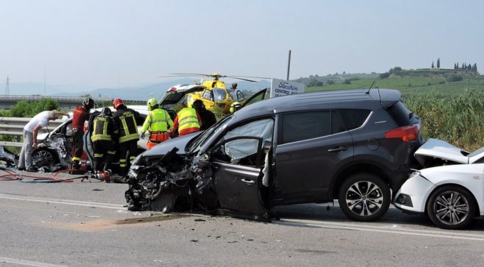 INCIDENTI STRADALI IN LIEVE CALO NEL 2019, 1566 MORTI