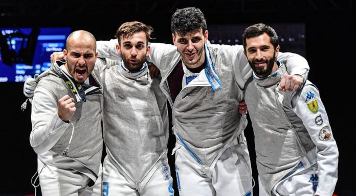 LA SQUADRA AZZURRA DI FIORETTO TERZA A TOKYO