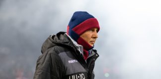 BOLOGNA CORSARO A LECCE, PARMA-BRESCIA 1-1