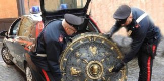 RITROVATO A ROMA LO “SCUDO DI GARIBALDI”