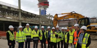 PRESIDENTE ENAC IN VISITA AI CANTIERI DI FIUMICINO