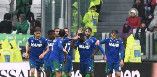 IMPRESA SASSUOLO, JUVENTUS FERMATA SUL 2-2