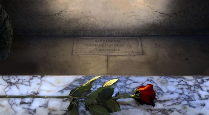 UNA ROSA PER RAFFAELLO APRE LE CELEBRAZIONI PER I 500 ANNI DALLA MORTE