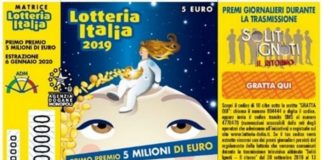 LOTTERIA ITALIA, A TORINO IL 1^ PREMIO DA 5 MLN