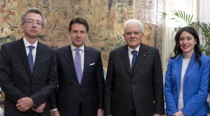 I NEO MINISTRI AZZOLINA E MANFREDI GIURANO AL QUIRINALE