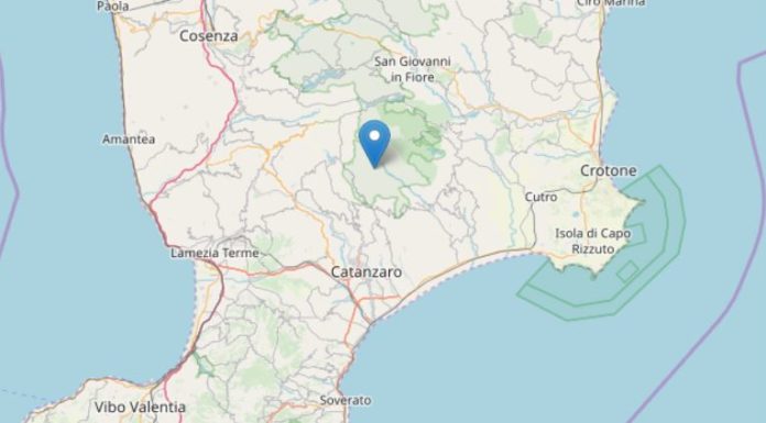 TERREMOTO DI MAGNITUDO 4.0 NEL CATANZARESE, DUE SCOSSE ANCHE IN SICILIA