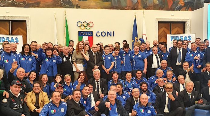 LA FIPSAS PREMIA AL CONI I CAMPIONI 2019