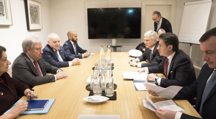 LIBIA, CONTE “ITALIA PRONTA PER LE OPERAZIONI DI PACE E MONITORAGGIO”