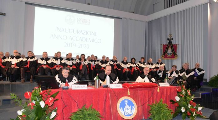 L’UNIVERSITÀ CATTOLICA INAUGURA L’ANNO ACCADEMICO