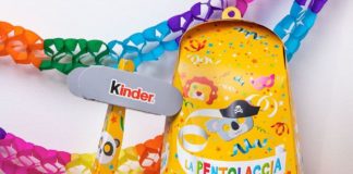 Kinder, festa al Carnevale di Viareggio