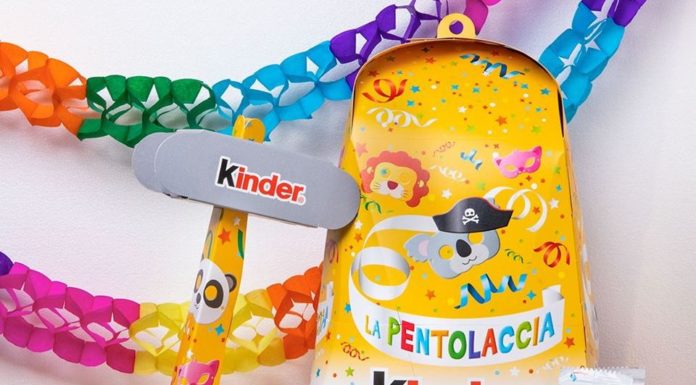 Kinder animerà il Carnevale di Viareggio con la Pentolaccia