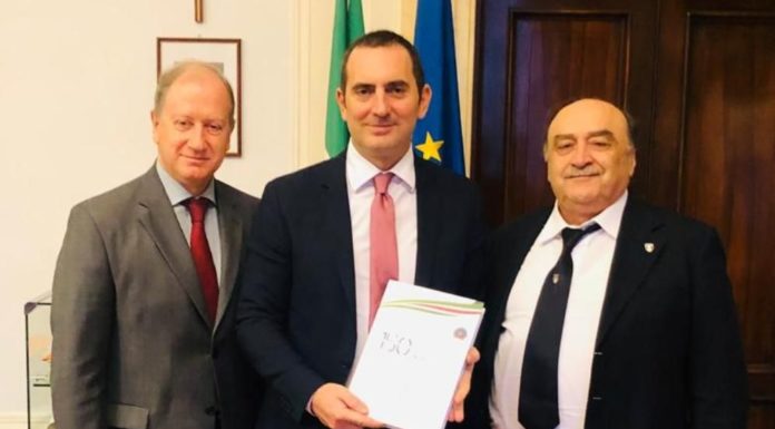 IL PRESIDENTE TECCHI INCONTRA IL MINISTRO SPADAFORA