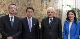 GIURANO I NEO MINISTRI AZZOLINA E MANFREDI