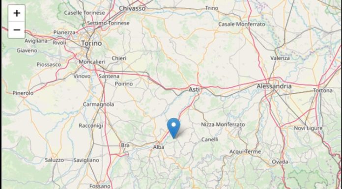 SCOSSA DI TERREMOTO IN PROVINCIA DI CUNEO