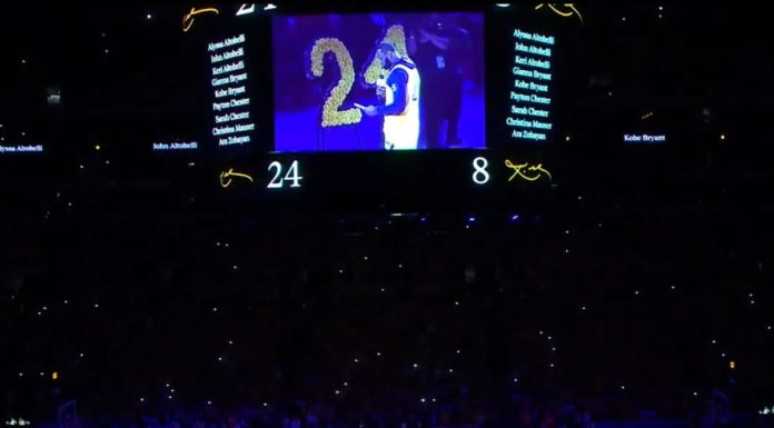 Lacrime e commozione, allo Staples Center l’ultimo saluto a Bryant