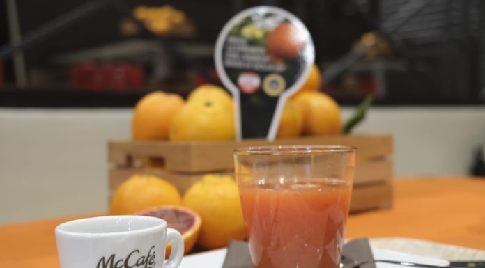 Da McDonald’s arrivano le spremute di arancia rossa siciliana