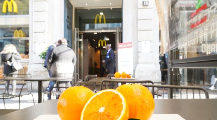 Nei McDonald’s arrivano le spremute di arancia rossa siciliana