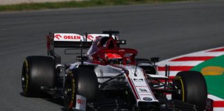 Test F1, miglior tempo per Kubica con l’Alfa Romeo a Barcellona