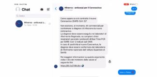 Coronavirus, un chatbot contro le fake news
