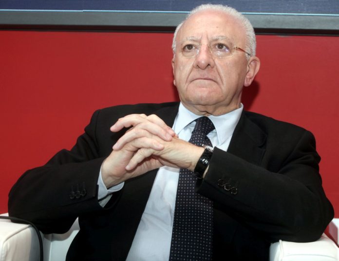 VINCENZO DE LUCA PRESIDENTE REGIONE CAMPANIA