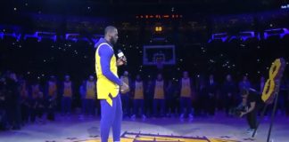 LACRIME E COMMOZIONE, I LAKERS OMAGGIANO BRYANT