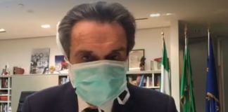 Coronavirus, anche Fontana in autoisolamento
