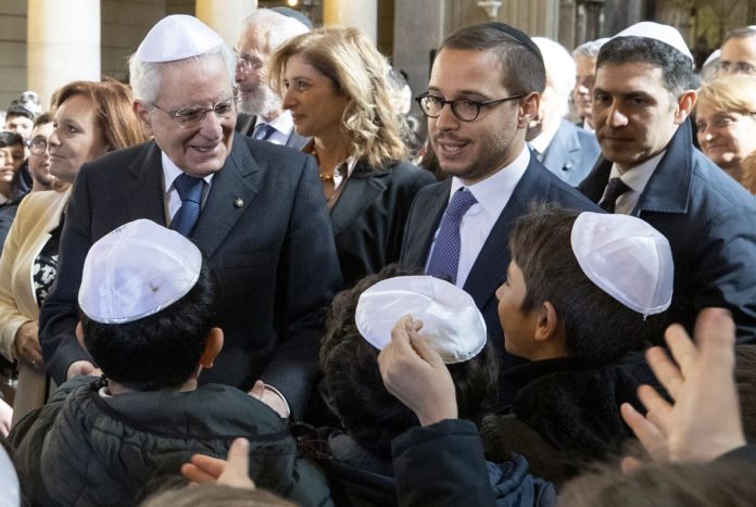 Mattarella al Tempio Maggiore