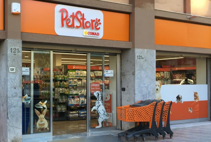 nella foto nuovo PetStore Conad in via Serradifalco, a Palermo