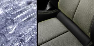 Su Audi A3 rivestimenti da bottiglie riciclate