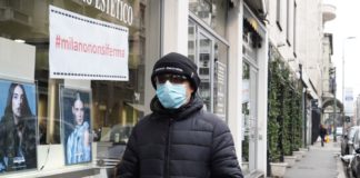 In Lombardia mascherina obbligatoria per chi esce