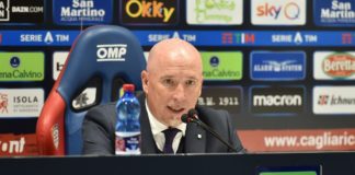 Il Cagliari esonera il tecnico Rolando Maran
