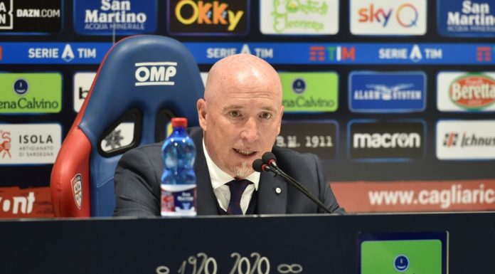 Il Cagliari esonera il tecnico Rolando Maran