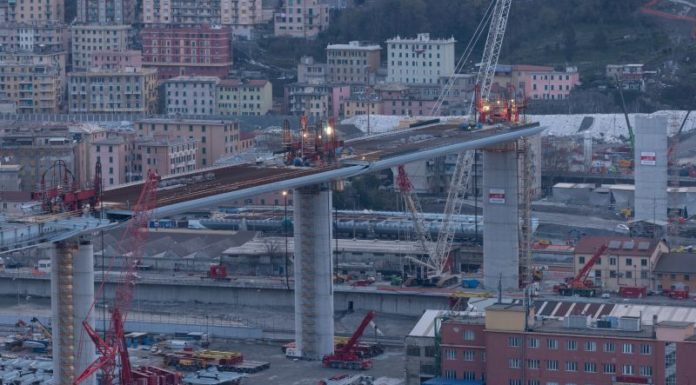 Ponte Genova verso il rush finale, superati i 650 metri