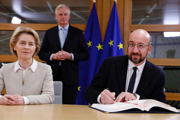 Ursula von der Leyen, Charles Michel, Michel Barnier