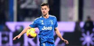 Positivo al coronavirus lo juventino Rugani, e’ il primo in Serie A