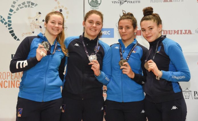 ITALIA Fioretto femminile ARGENTO PARENZO2020-1