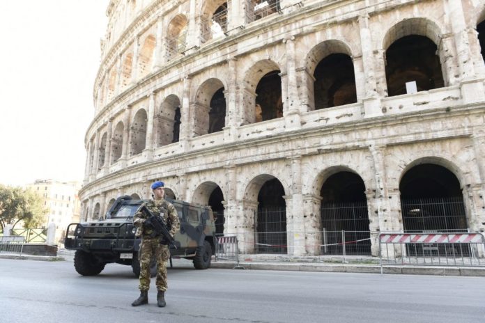 EMERGENZA CORONAVIRUS, ESERCITO PER CONTROLLI A ROMA