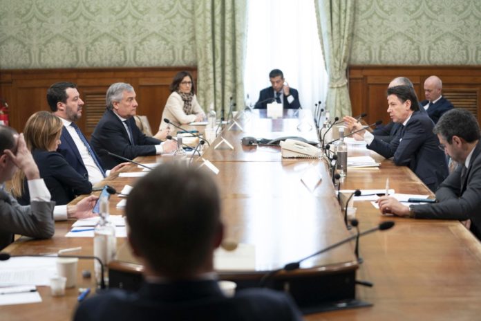 EMERGENZA CORONAVIRUS, INCONTRO CONTE-OPPOSIZIONI A PALAZZO CHIGI