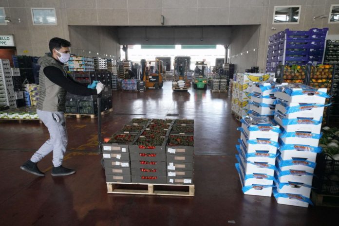 EMERGENZA CORONAVIRUS, CONTROLLI SANITARI AL MERCATO ORTOFRUTTICOLO DI FONDI