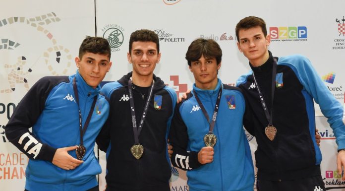 Agli Europei Cadetti argento per i team azzurri di spada e fioretto