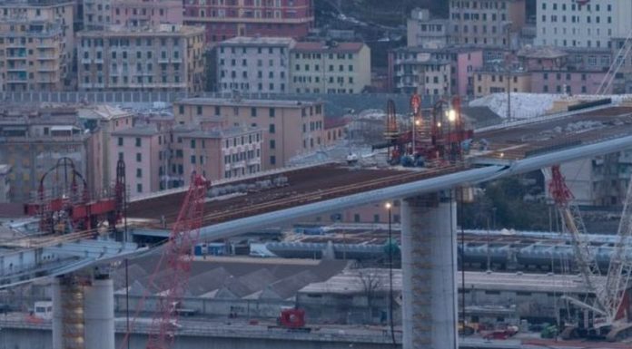 Doppio varo, Ponte Genova raggiunge lunghezza di oltre 900 metri