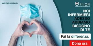 Raccolta fondi della Fnopi per infermieri in prima linea
