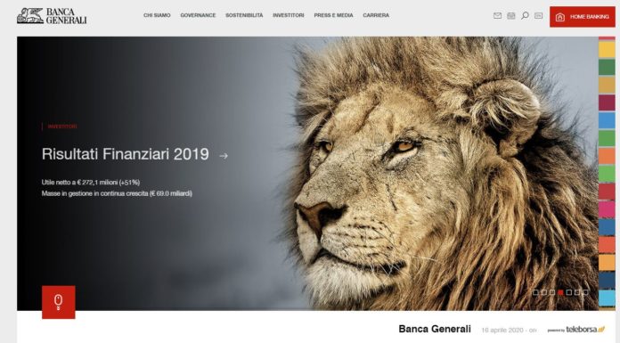 Banca Generali, on line il nuovo sito istituzionale