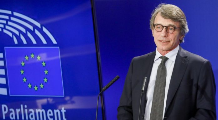 Coronavirus, Sassoli “L’Ue ha aperto il cantiere della ricostruzione”