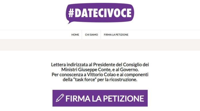 Donne e Coronavirus, 107 associazioni aderiscono a petizione #datecivoce