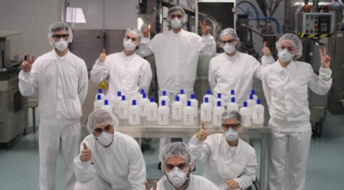 Coronavirus, da Menarini nuove donazioni e record gel disinfettante