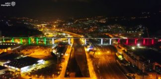 Salini Impregilo veste il Ponte di Genova con le luci del tricolore