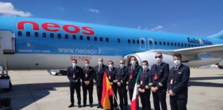 Gruppo Alpitour porta aiuti sanitari in Spagna con Neos