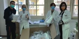 Fiaip dona mascherine all’ospedale SS. Trinità di Cagliari