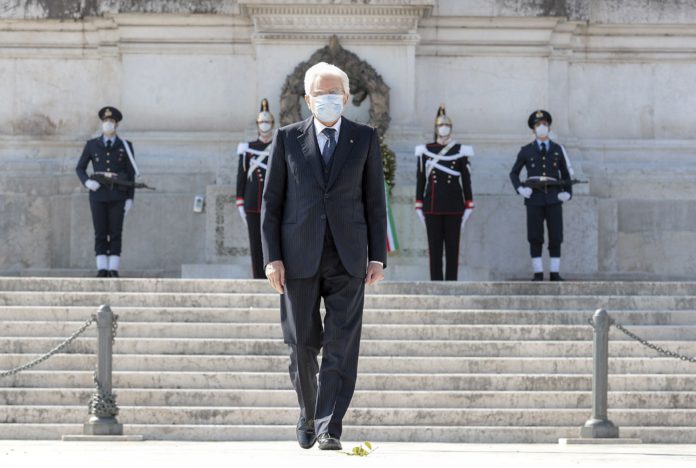 mattarella - mascherina